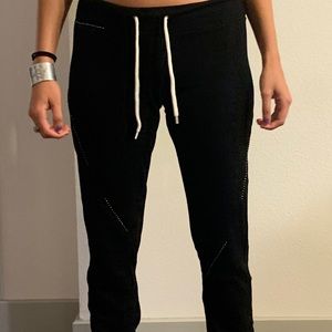 COPY - Black Monroe sweatpants with tiny silver d…